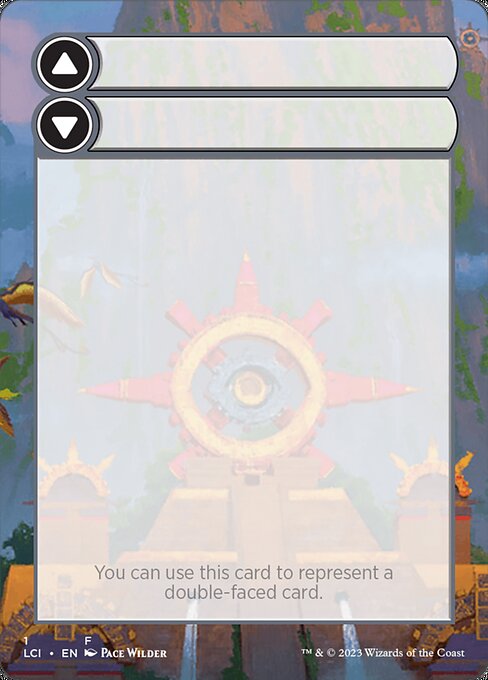 Magic the Gathering Card - Double-Faced Substitute Card - MTG Circle