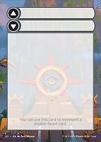 Magic the Gathering Card - Double-Faced Substitute Card - MTG Circle