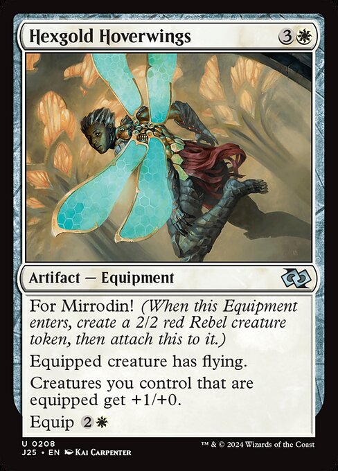 Magic the Gathering Card - Hexgold Hoverwings - MTG Circle