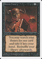 Magic the Gathering Card - Demonic Tutor - MTG Circle