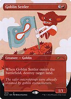 Magic the Gathering Card - Goblin Settler - MTG Circle