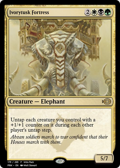 Magic the Gathering Card - Ivorytusk Fortress - MTG Circle