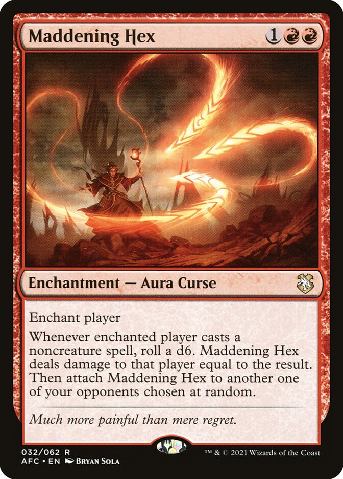 Magic the Gathering Card - Maddening Hex - MTG Circle