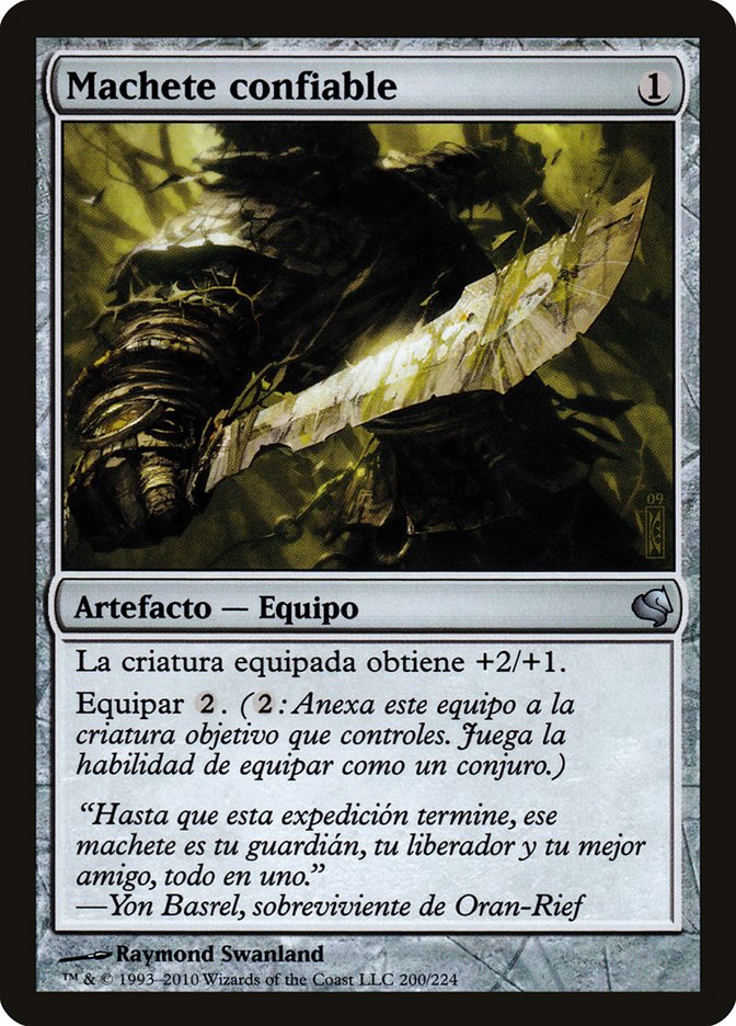 Magic the Gathering Card - Trusty Machete - MTG Circle