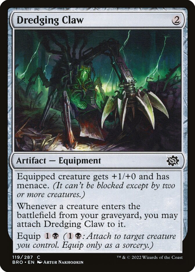 Magic the Gathering Card - Dredging Claw - MTG Circle