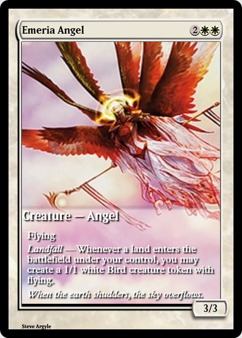 Magic the Gathering Card - Emeria Angel - MTG Circle