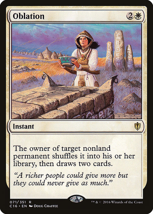 Magic the Gathering Card - Oblation - MTG Circle