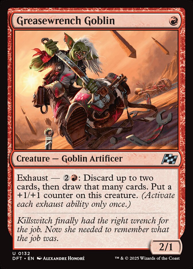 Magic the Gathering Card - Greasewrench Goblin - MTG Circle