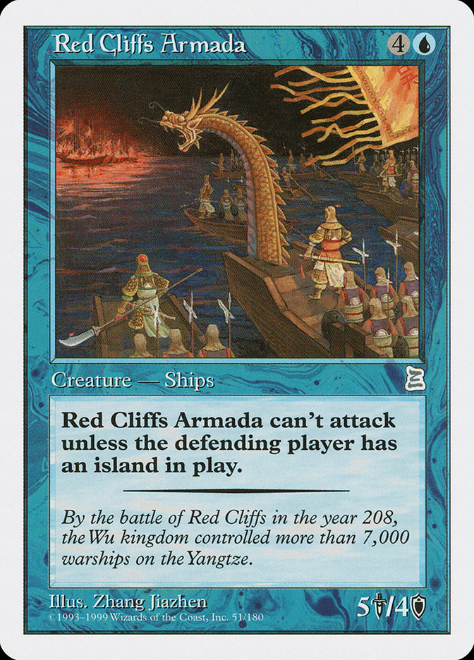 Magic the Gathering Card - Red Cliffs Armada - MTG Circle