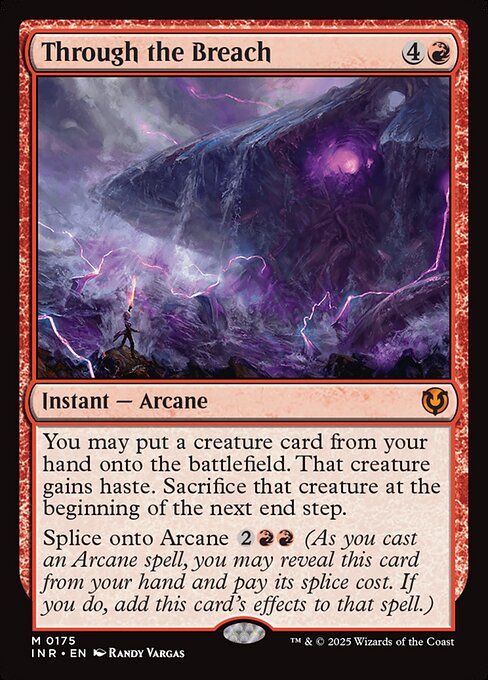 Magic the Gathering Card - Through the Breach - MTG Circle