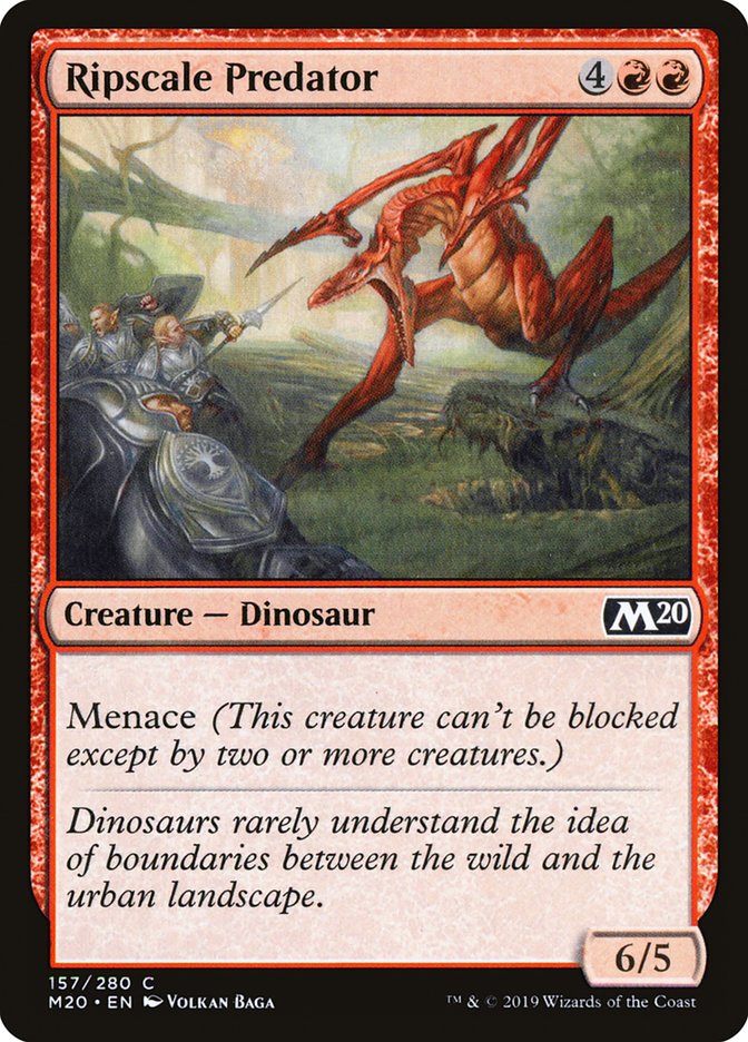 Magic the Gathering Card - Ripscale Predator - MTG Circle