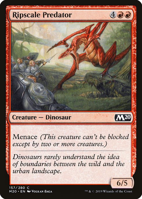 Magic the Gathering Card - Ripscale Predator - MTG Circle