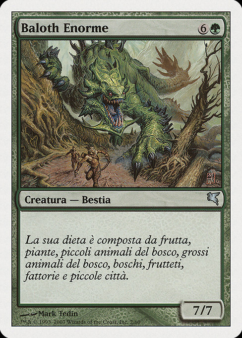 Magic the Gathering Card - Enormous Baloth - MTG Circle