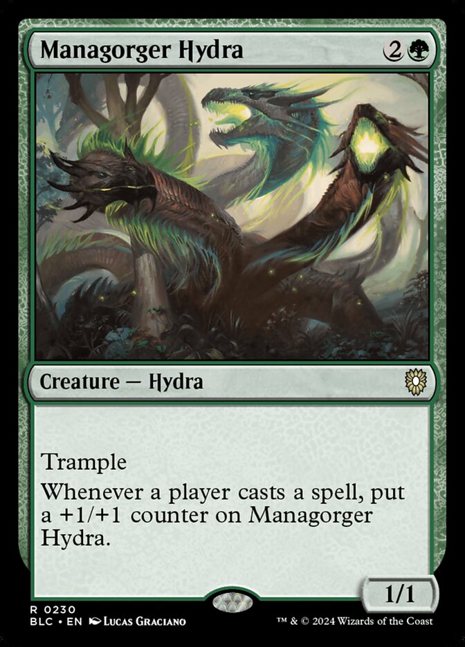 Magic the Gathering Card - Managorger Hydra - MTG Circle