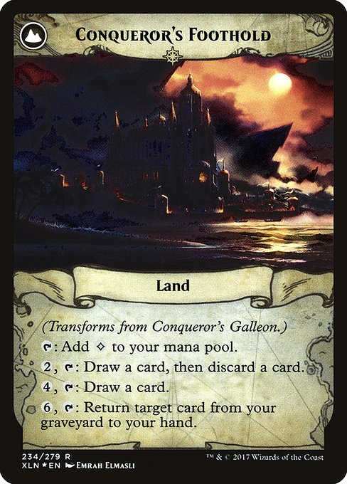 Magic the Gathering Card - Conqueror's Foothold - MTG Circle