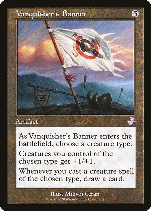 Magic the Gathering Card - Vanquisher's Banner - MTG Circle