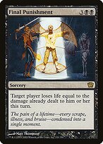 Magic the Gathering Card - Final Punishment - MTG Circle