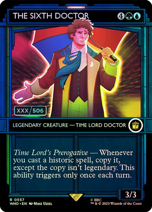 Magic the Gathering Card - The Sixth Doctor - MTG Circle