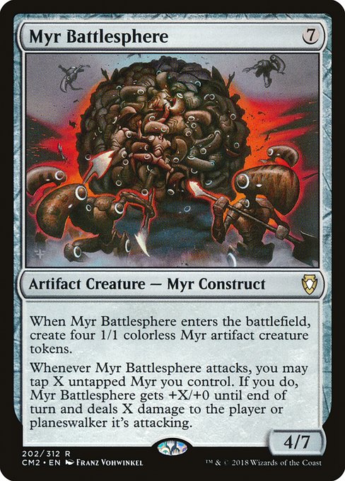 Magic the Gathering Card - Myr Battlesphere - MTG Circle