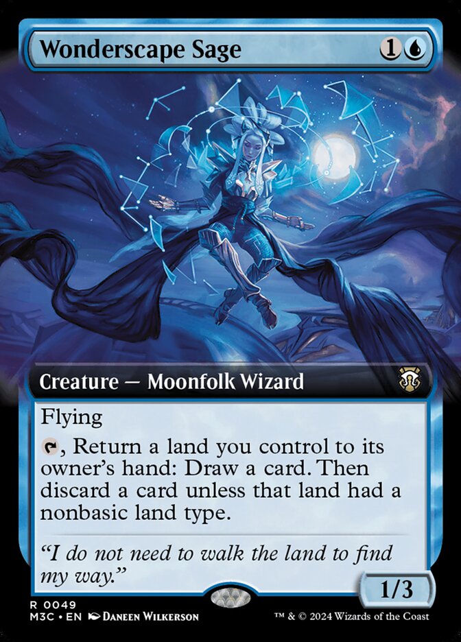 Magic the Gathering Card - Wonderscape Sage - MTG Circle