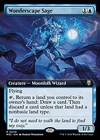 Magic the Gathering Card - Wonderscape Sage - MTG Circle