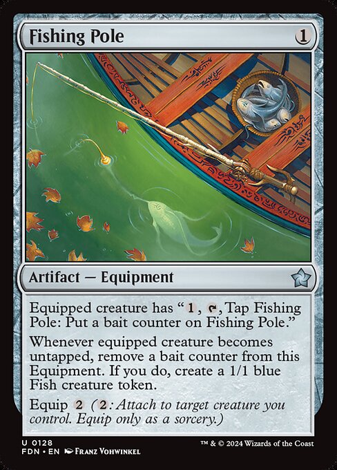 Magic the Gathering Card - Fishing Pole - MTG Circle
