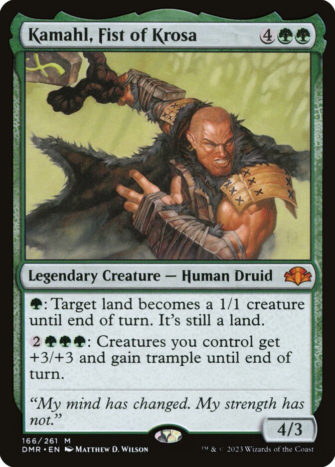 Magic the Gathering Card - Kamahl, Fist of Krosa - MTG Circle