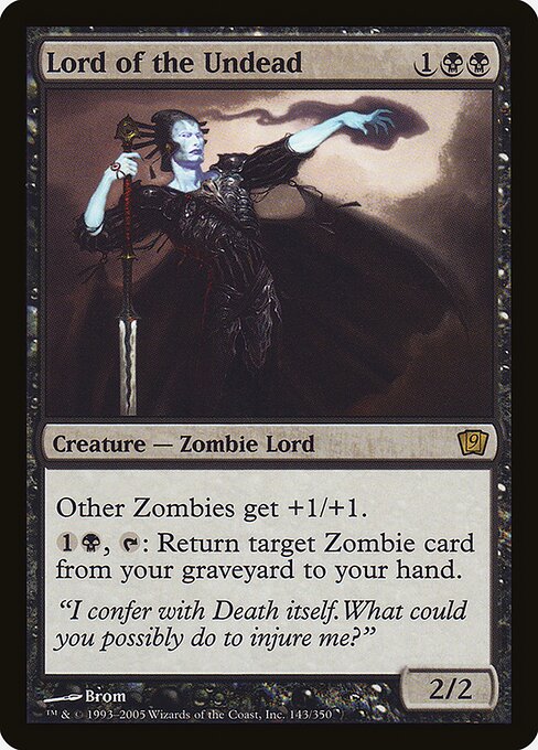 Magic the Gathering Card - Lord of the Undead - MTG Circle