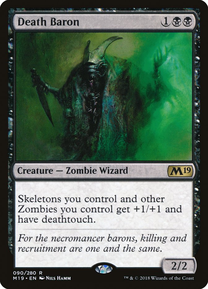 Magic the Gathering Card - Death Baron - MTG Circle