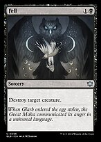Magic the Gathering Card - Fell - MTG Circle