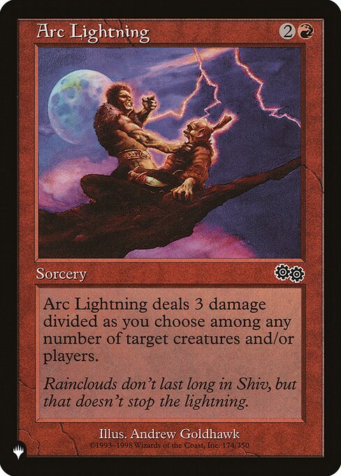 Magic the Gathering Card - Arc Lightning - MTG Circle