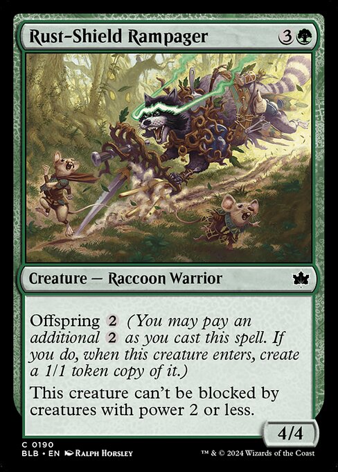 Magic the Gathering Card - Rust-Shield Rampager - MTG Circle
