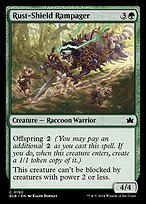 Magic the Gathering Card - Rust-Shield Rampager - MTG Circle