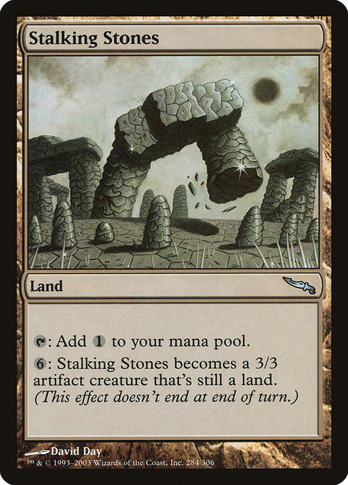 Magic the Gathering Card - Stalking Stones - MTG Circle