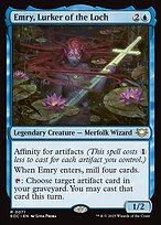 Magic the Gathering Card - Emry, Lurker of the Loch - MTG Circle