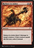 Magic the Gathering Card - Reduce to Ashes - MTG Circle