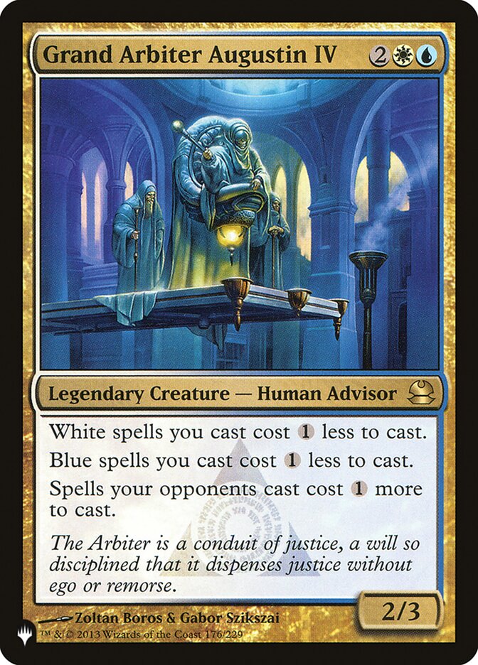Magic the Gathering Card - Grand Arbiter Augustin IV - MTG Circle