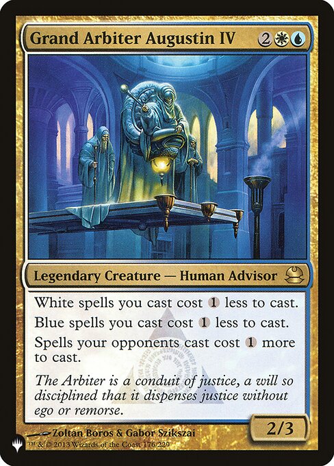 Magic the Gathering Card - Grand Arbiter Augustin IV - MTG Circle