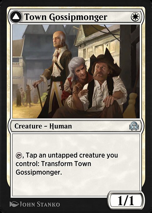 Magic the Gathering Card - Town Gossipmonger - MTG Circle