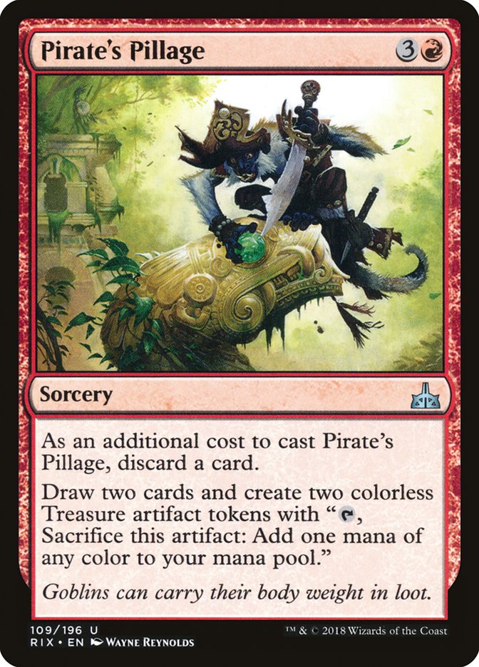 Magic the Gathering Card - Pirate's Pillage - MTG Circle