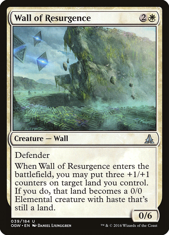 Magic the Gathering Card - Wall of Resurgence - MTG Circle