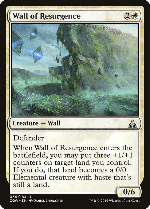 Magic the Gathering Card - Wall of Resurgence - MTG Circle