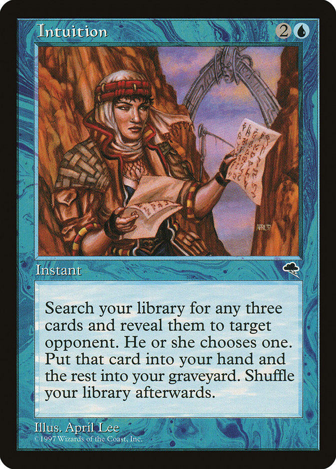 Magic the Gathering Card - Intuition - MTG Circle