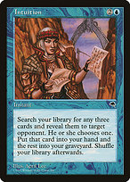 Magic the Gathering Card - Intuition - MTG Circle