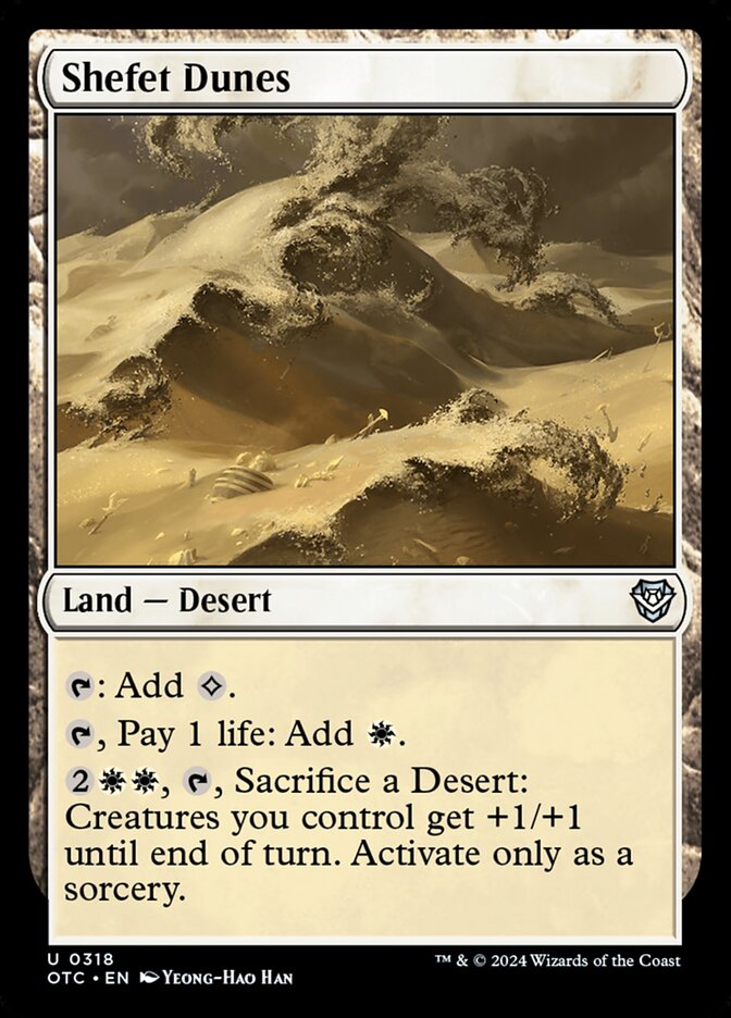 Magic the Gathering Card - Shefet Dunes - MTG Circle