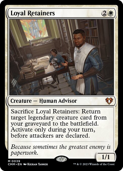 Magic the Gathering Card - Loyal Retainers - MTG Circle