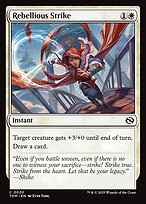 Magic the Gathering Card - Rebellious Strike - MTG Circle