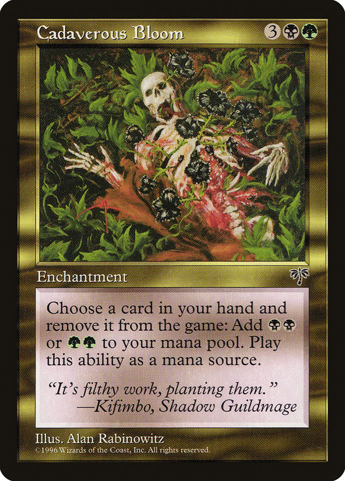 Magic the Gathering Card - Cadaverous Bloom - MTG Circle