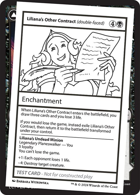Magic the Gathering Card - Liliana's Other Contract - MTG Circle