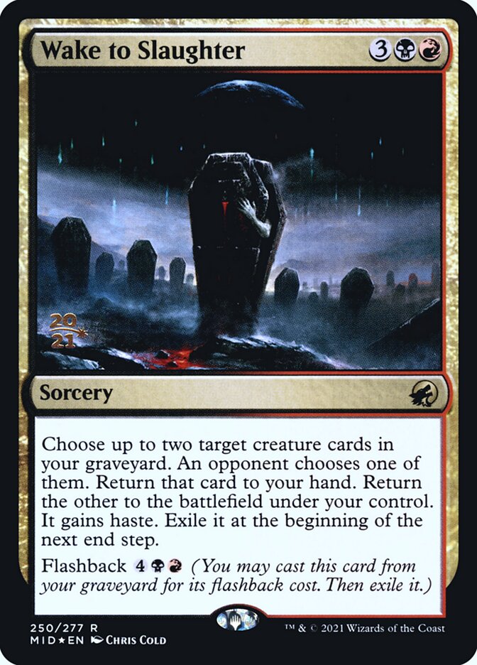 Magic the Gathering Card - Wake to Slaughter - MTG Circle